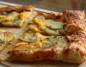 Aardappel-cheddartaart
