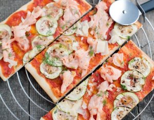 Recept: Pizza Salmone