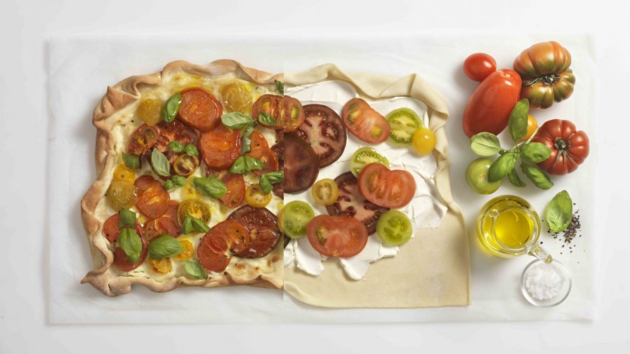 Tomatenflammkuchen