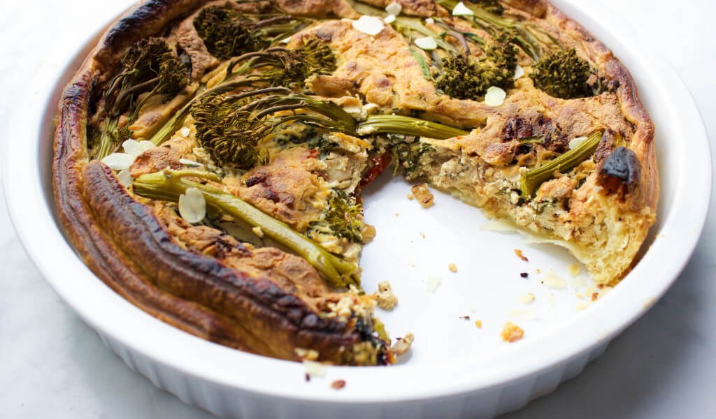 Vegan quiche
