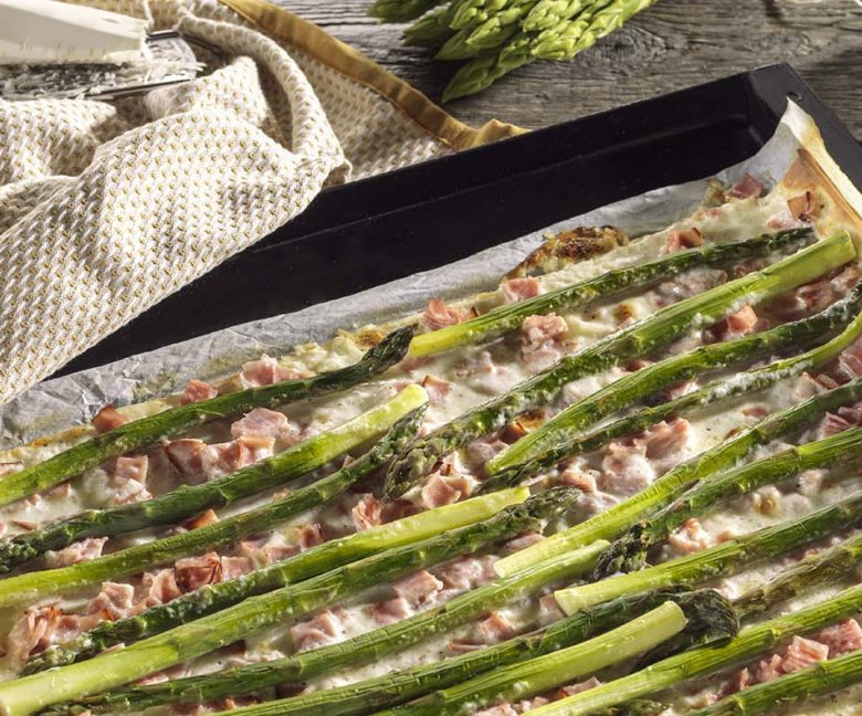 Asperge Flammkuchen Tante Fanny