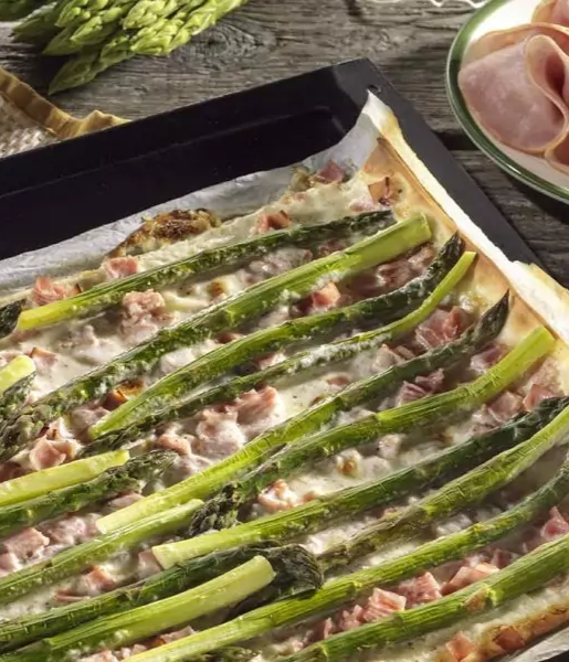 asperge flammkuchen