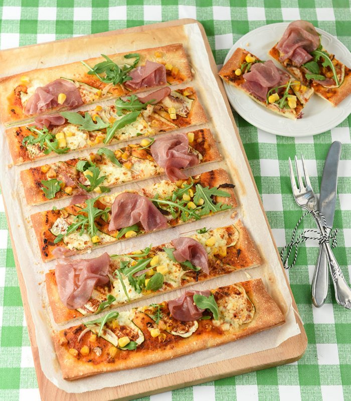 Courgette Pizza Tante Fanny