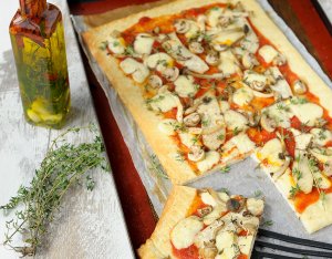 Recept: Pizza Funghi