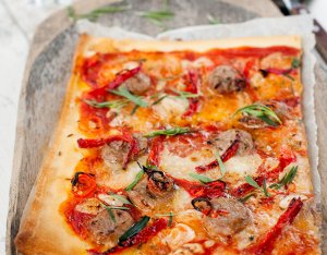 Recept: Pizza Salsiccia