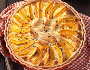 Pompoen quiche