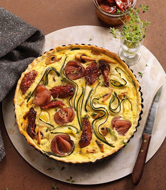 Quiche met courgette Tante Fanny