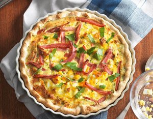 Recept: Quiche met ham