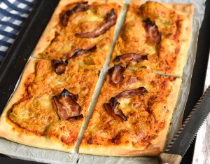 Recept: Zeeuwse spek pizza