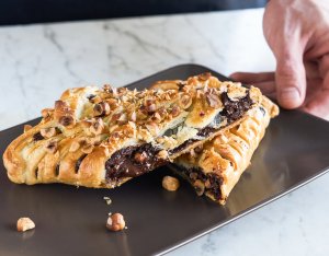 Recept: Chocoladereep in bladerdeeg