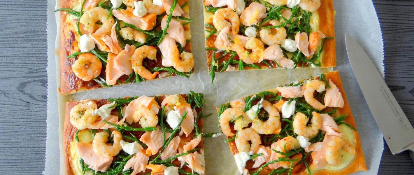 Pizza zalm