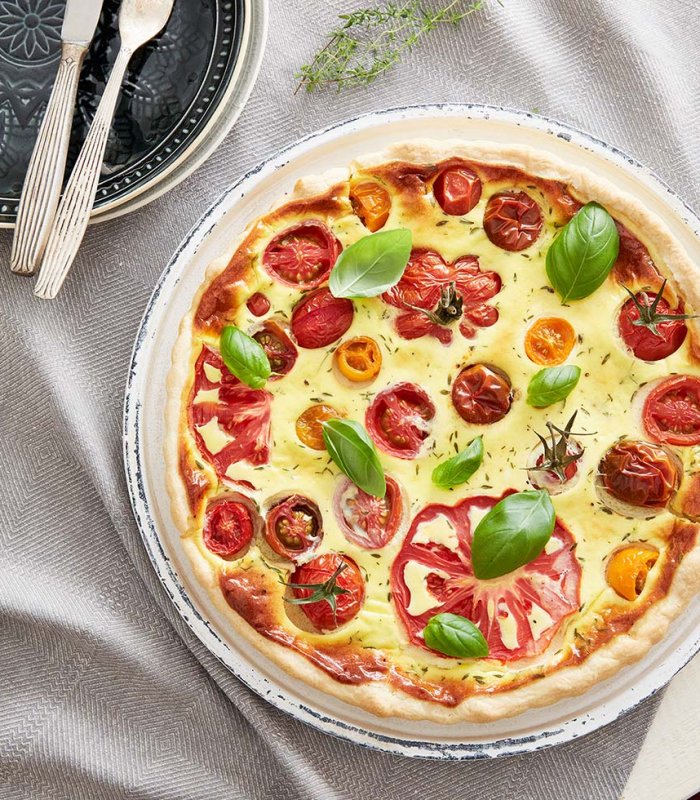 Recept: Quiche met Bonte tomaten - Tante Fanny