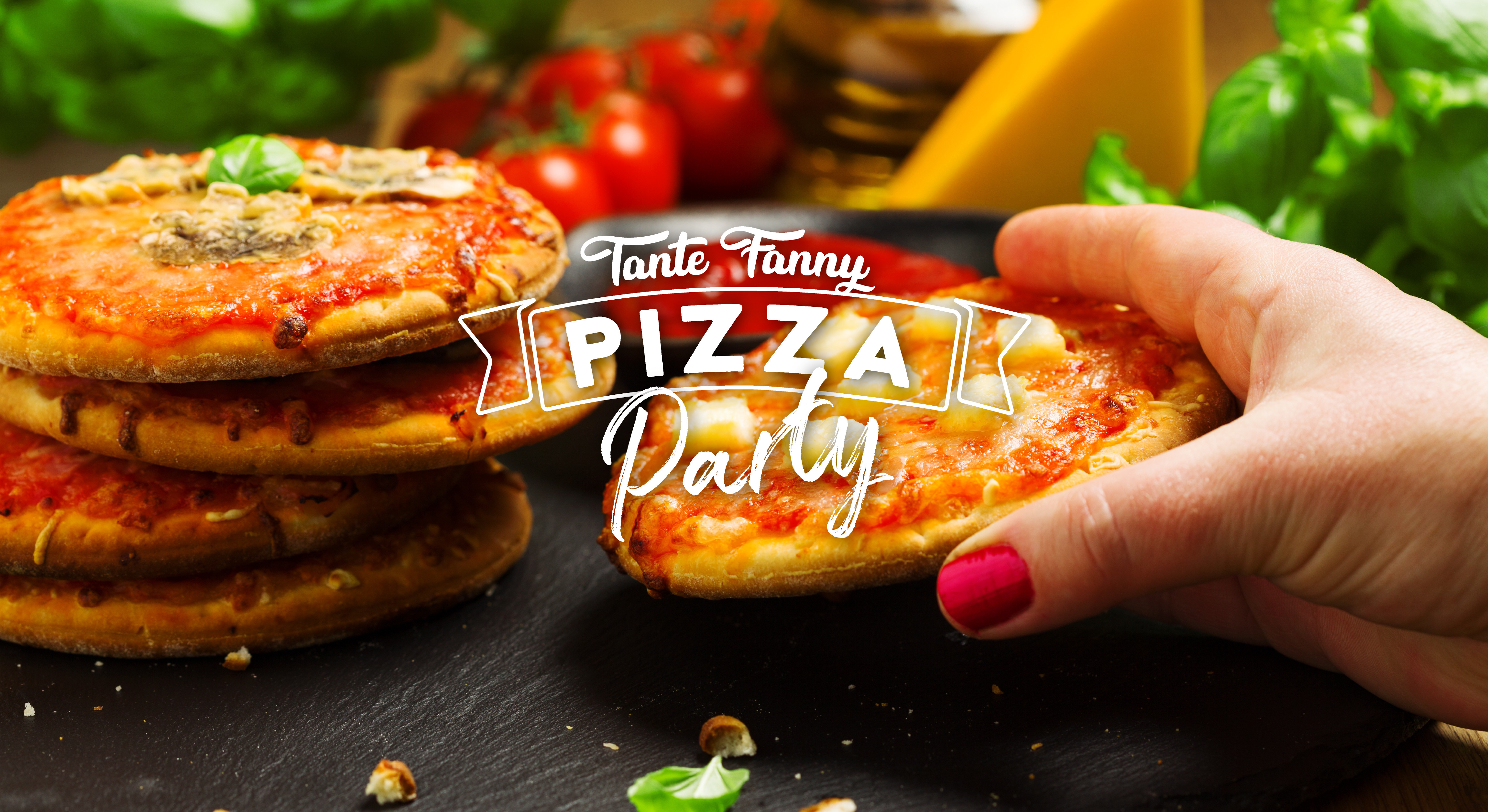 Welp Minipizza hapjes serveren op een feestje - Tante Fanny QB-92