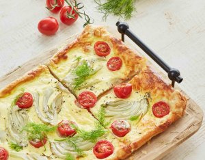 Recept: Venkel-Tomatenquiche van bladerdeeg