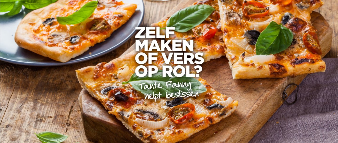 Blog: Pizzadeeg maken of kies je voor pizzadeeg op rol? - Tante Fanny