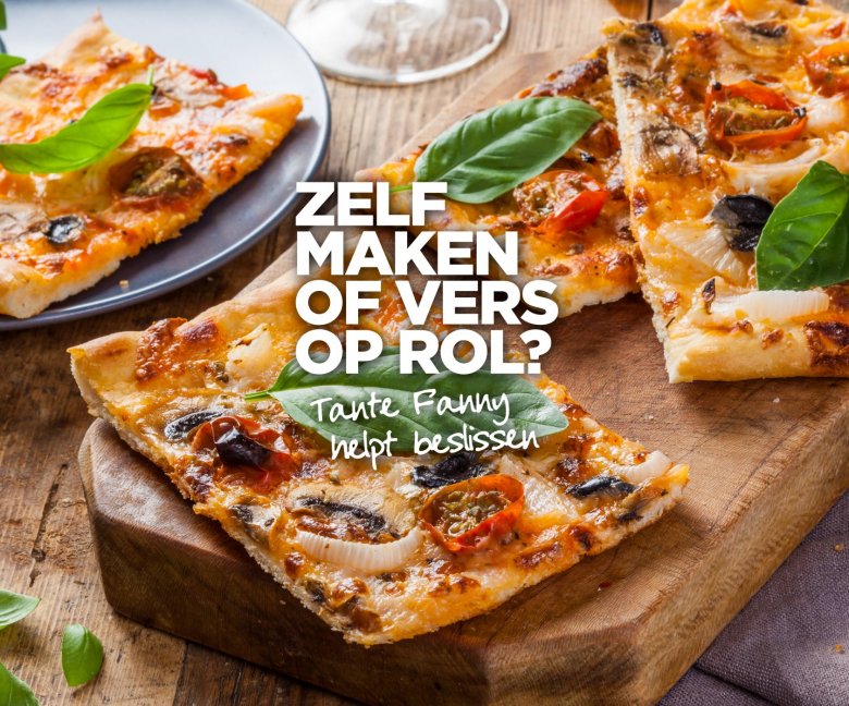 Blog: Pizzadeeg maken of kies je voor pizzadeeg op rol? - Tante Fanny