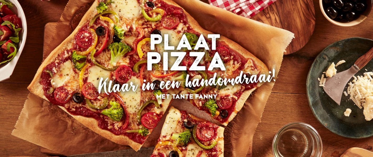 Blog -Plaat pizza - Tante Fanny