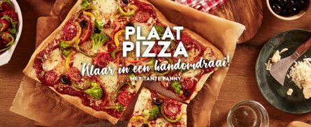 Blog -Plaat pizza - Tante Fanny