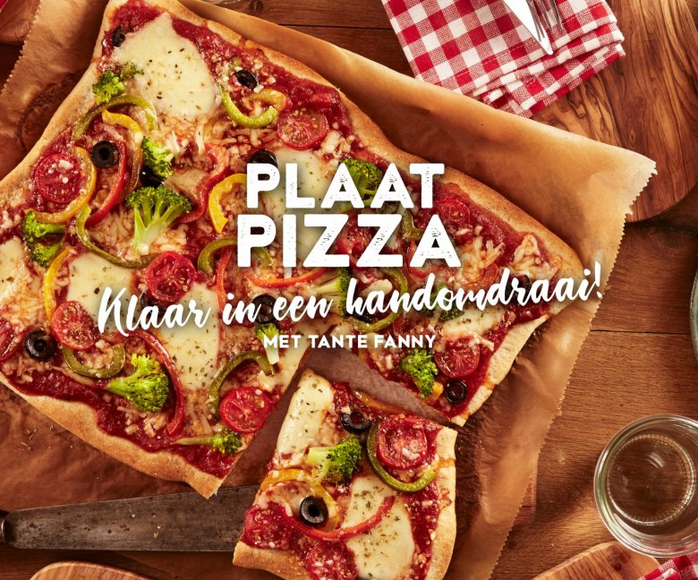 Blog -Plaat pizza - Tante Fanny