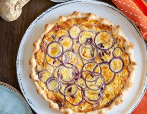 Recept: Quiche met knolgroenten