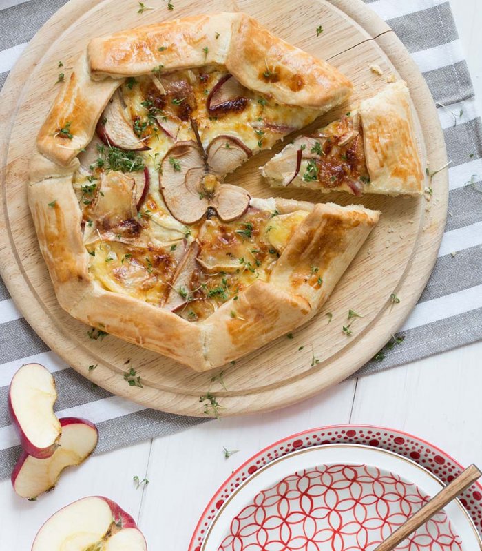 Camembert galette met appel - Tante Fanny.nl