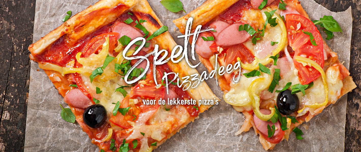 Spelt-pizzadeeg voor de lekkerste pizza's - Tante Fanny