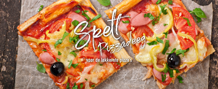 Spelt-pizzadeeg voor de lekkerste pizza's - Tante Fanny