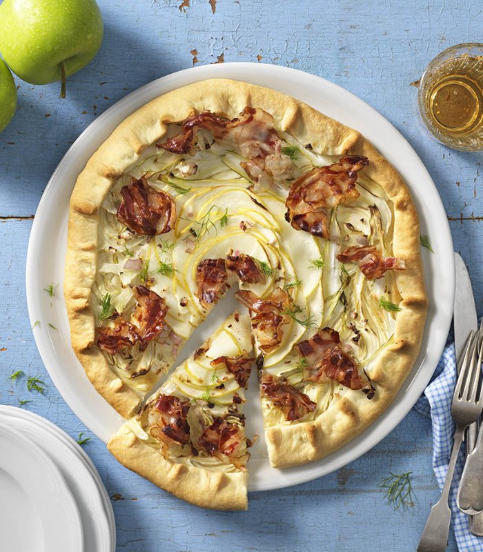 Recept: Galette met venkel en spek - Tante Fanny