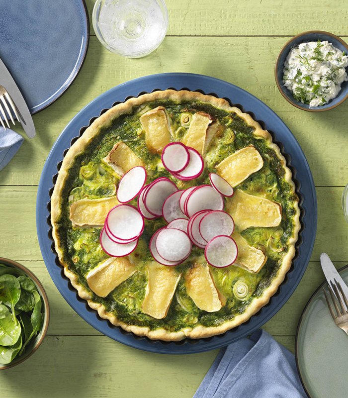 Recept: spinazie quiche met camembert - Tante Fanny