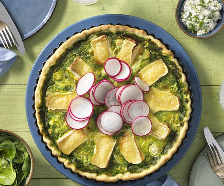 Recept: spinazie quiche met camembert - Tante Fanny