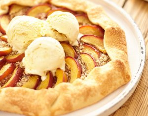 Recept: Nectarine galette