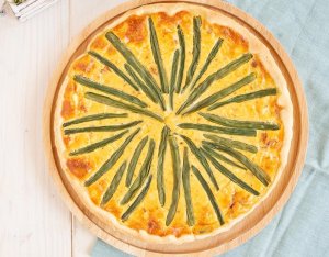 Quiche met sperziebonen