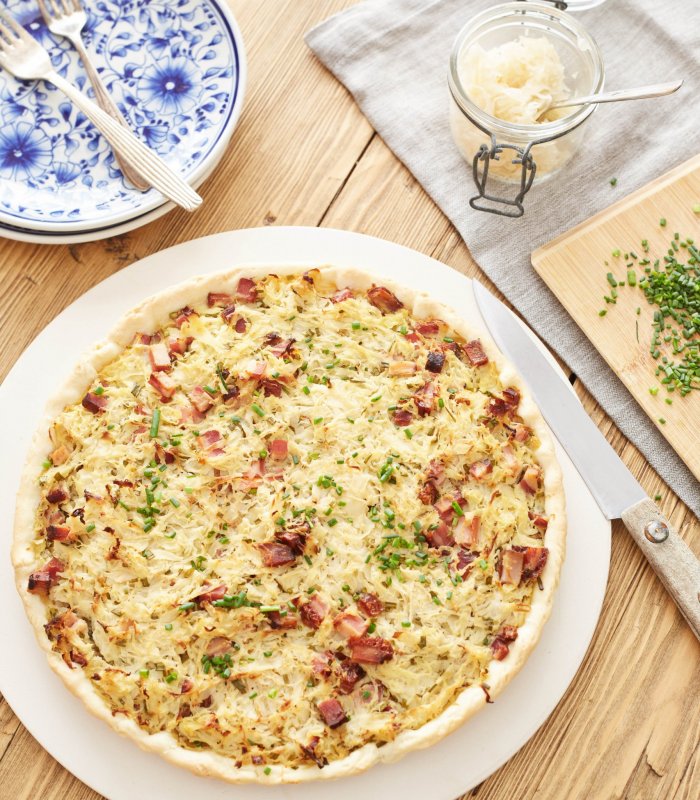 Recept: Quiche met zuurkool - Tante Fanny