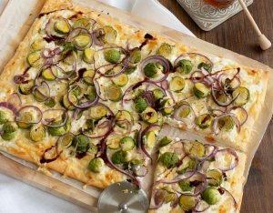 Recept: pizza met spruitjes