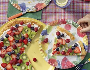 Recept: zoete pizza met fruit