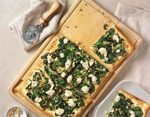 Recept: pizza Bianca met spinazie en ricotta