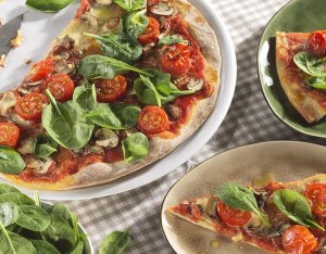 Recept: rustieke pizza met champignon en mozzarella