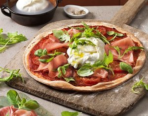 Recept: rustieke pizza burrata