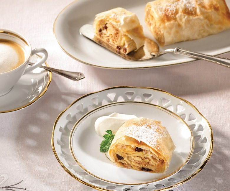 Traditionele appelstrudel - Tante Fanny Vers Filo-& strudeldeeg