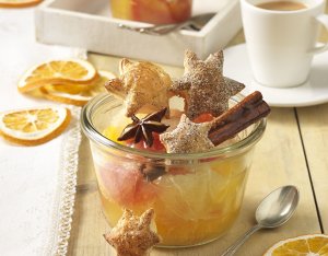 Recept: citrusvruchten met bladerdeegsterren