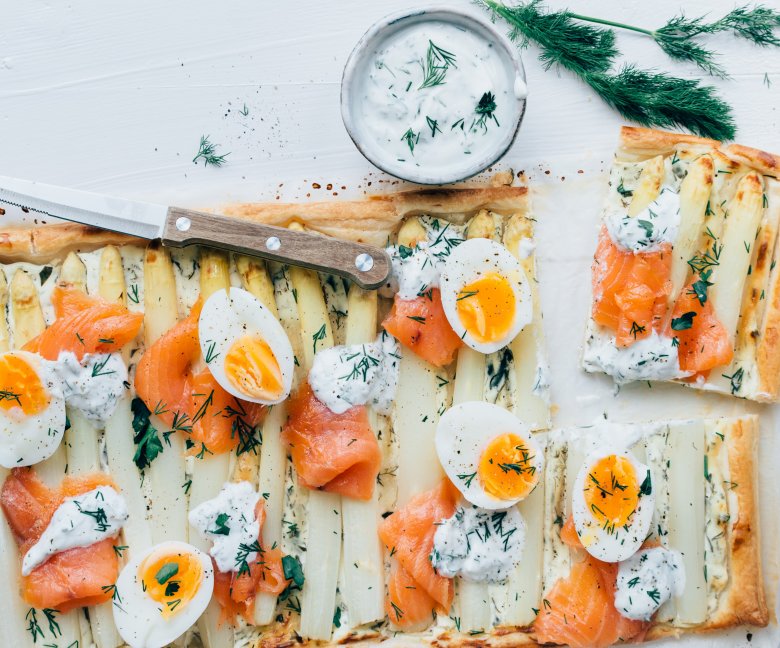 Bakken in het aspergeseizoen