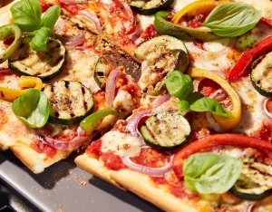 Recept: pizza met gegrilde groenten