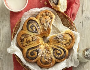 Recept: Walnoten broodkrans met rozijnen