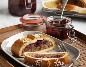 Recept: Strudel met kersen en hazelnoten