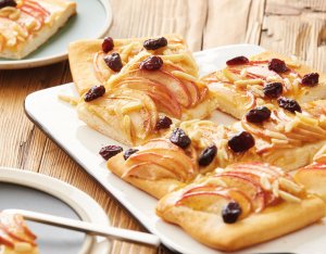 Recept: Appel cranberry plaattaart
