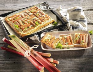 Recept: Rabarber appel plaattaart