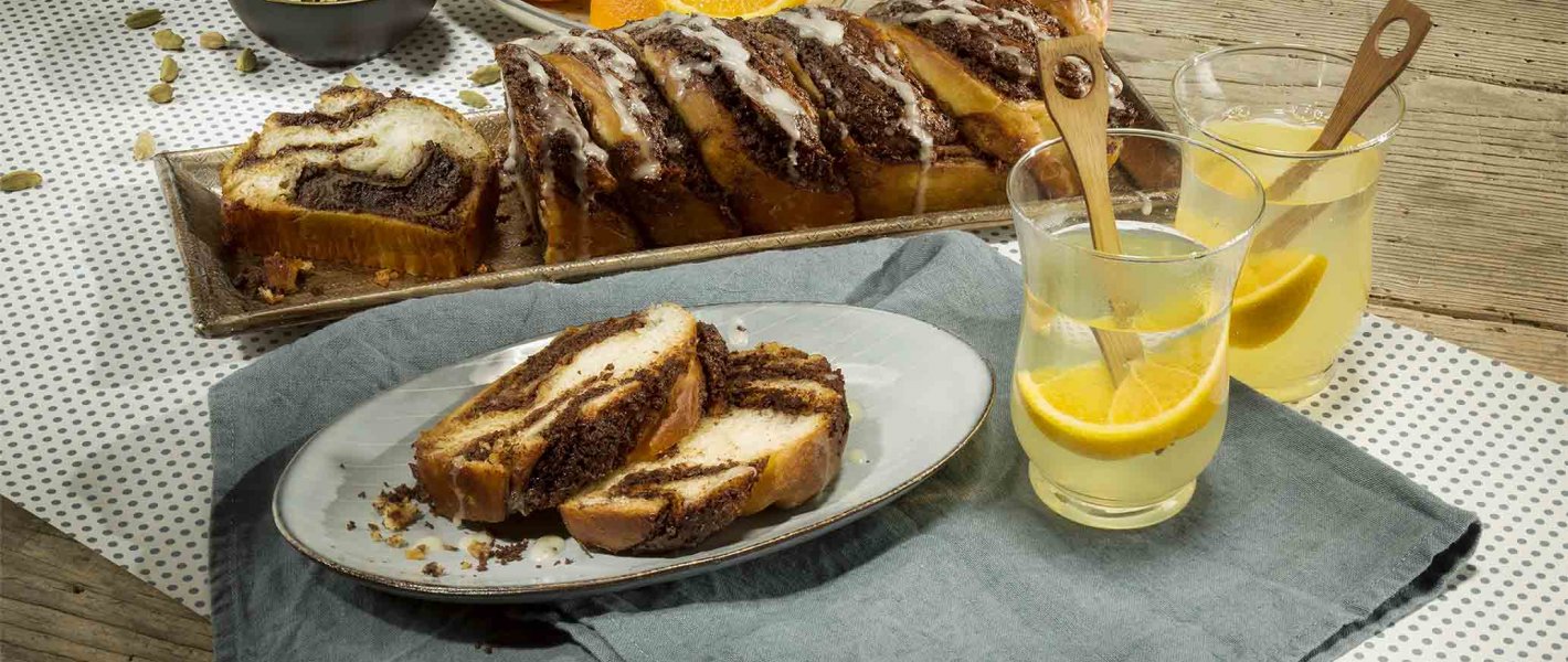 Recept-chocolade kardamon vlechtbrood - vers gistdeeg - Tante Fanny