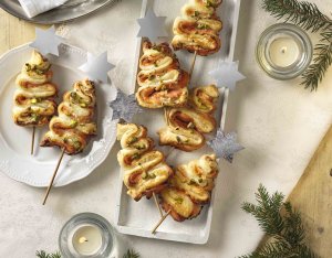 Recept: Bladerdeeg kerstboompjes