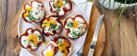 Paasontbijt, lunch en brunch recept ideeën: Ham en ei taartjes