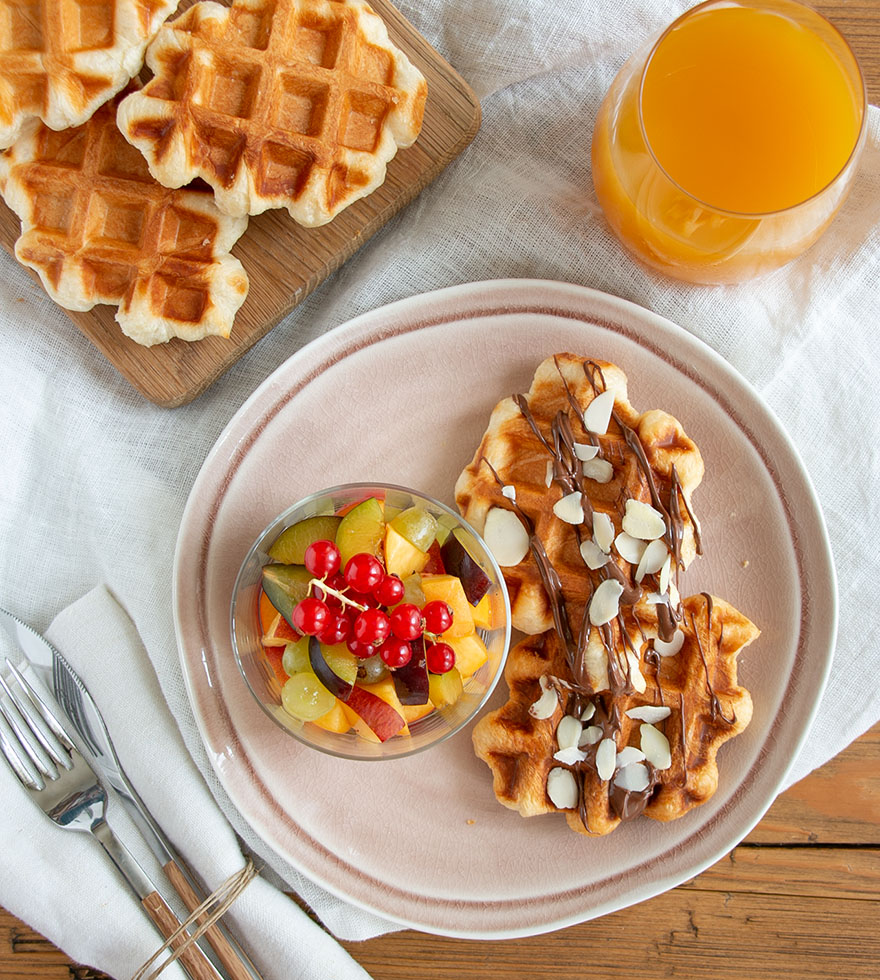 Wafels van Croissantdeeg: iets lekkers voor bij de koffie